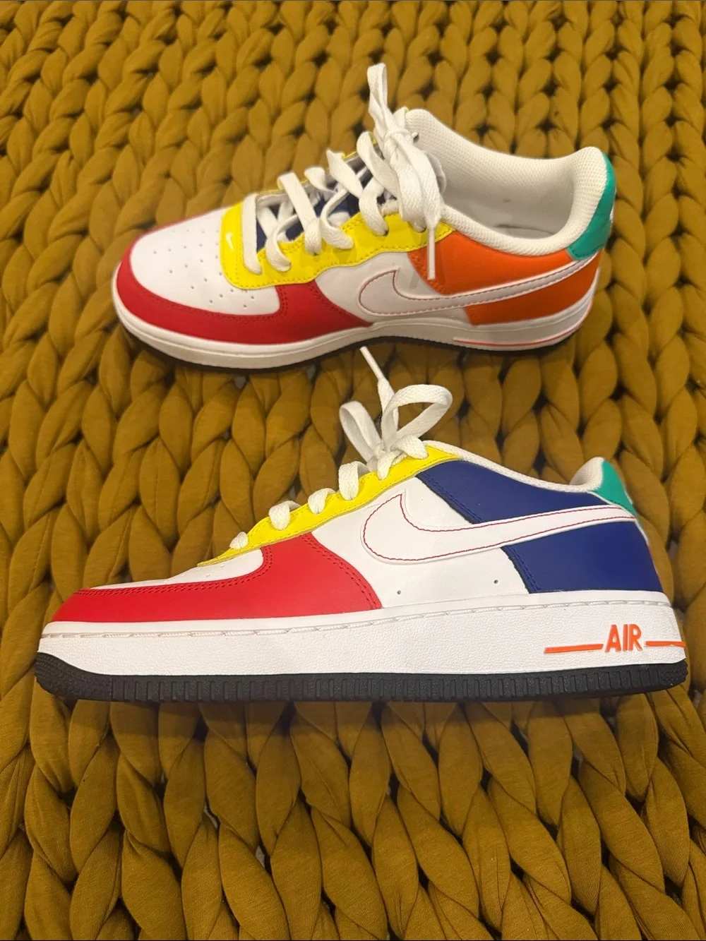 Nike Kids Sneaker Bundle - White/Blue, Black/Red, Multicolor